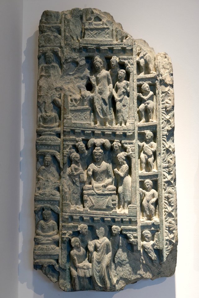 Door casing Life of the Buddha Guimet MG17435 n01