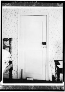 DOOR IN BEDROOM - Weeks House, Greenland, Rockingham County, NH HABS NH,8-GRELA,1-8