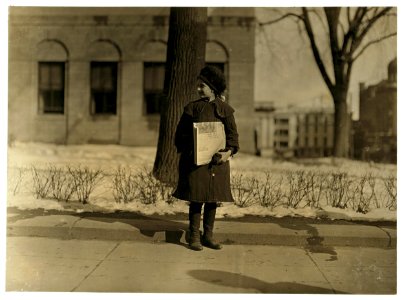 Dora Nevins 12 years old. Been selling 1 year. Hartford, Conn. LOC nclc.03292