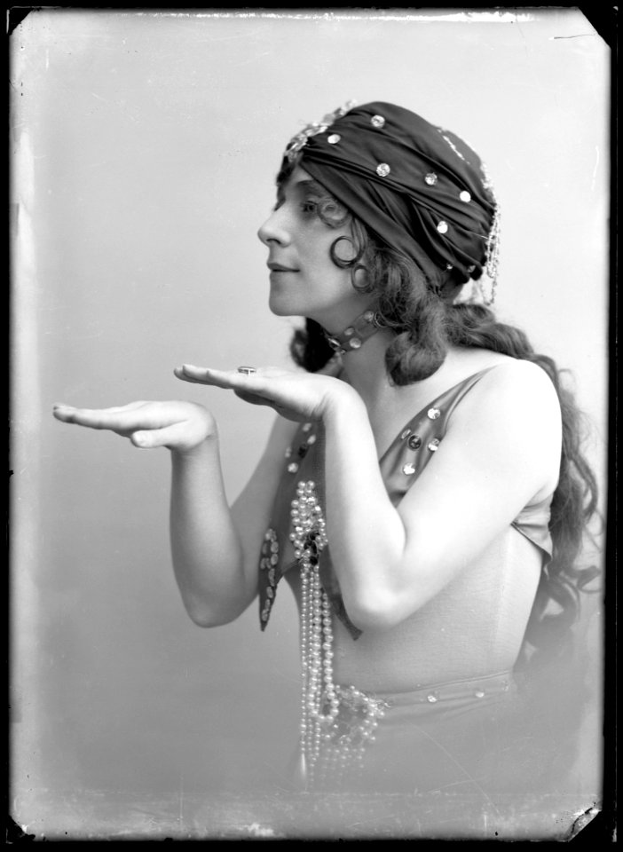 Doris Nelson in Simson och Delila at Intima teatern 1913 - SMV - GN009