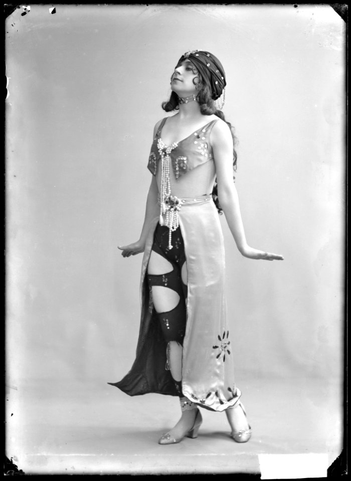 Doris Nelson in Simson och Delila at Intima teatern 1913 - SMV - GN010