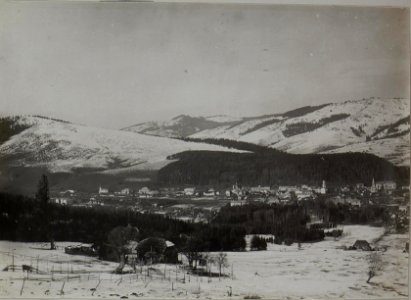 Dorna Watra (Rumänien) Blick auf die Stadt 1917 (BildID 15457375)