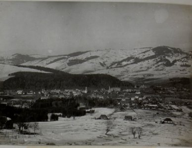 Dorna Watra (Rumänien) Blick auf die Stadt 1917 (BildID 15457368)