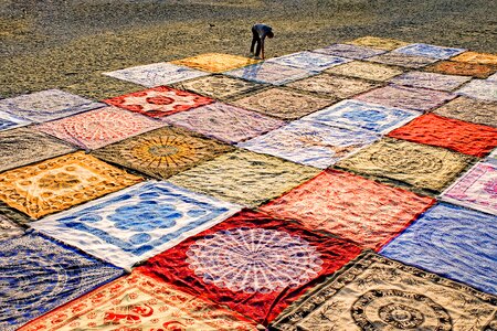 Fabrics towel colorful