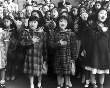 Dorothea Lange pledge of allegiance