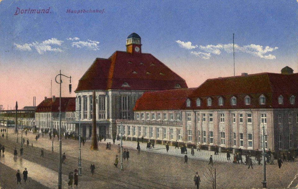 Dortmund, Nordrhein-Westfalen - Bahnhof (Zeno Ansichtskarten)