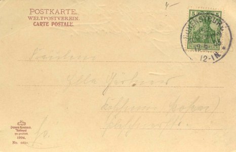 Dortmund, Nordrhein-Westfalen - Kaiser-Wilhelm-Denkmal (back) (Zeno Ansichtskarten)