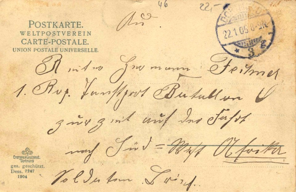 Dortmund, Nordrhein-Westfalen - Eisen- und Stahlwerk Hoesch, Hochofenanlage (back) (Zeno Ansichtskarten)