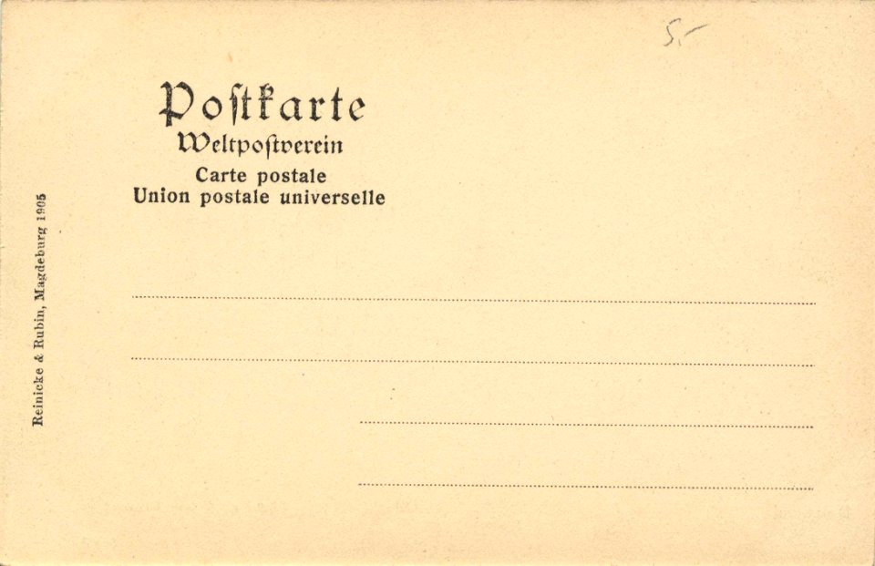 Dortmund, Nordrhein-Westfalen - Kaiser-Wilhelm-Hain (back) (Zeno Ansichtskarten)