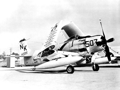 Douglas A-1J Skyraider of VA-145, circa in 1966