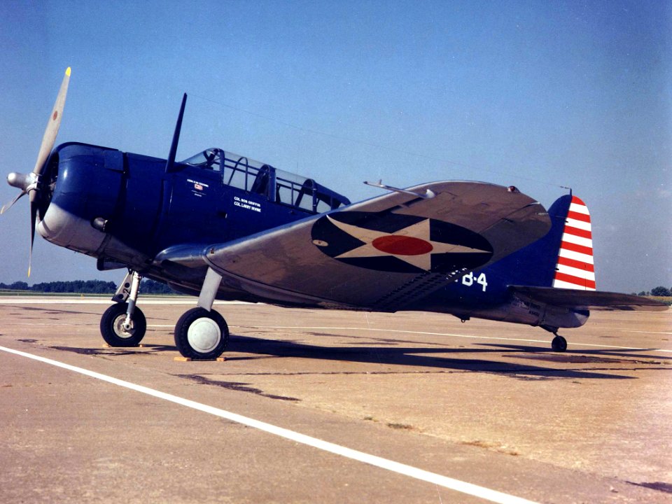 Douglas A-24B(SBD) of the Confederate Air Force at Ottumwa