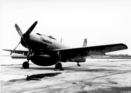 Douglas AD-2W Skyraider front view