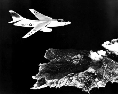 Douglas A-3B over Capri 1958