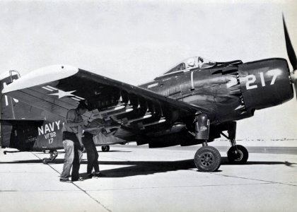 Douglas AD-4N Skyraider of VF-92, in 1956