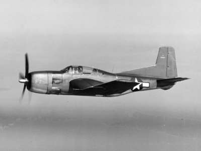 Douglas BTD-1 Destroyer in flight in July 1944