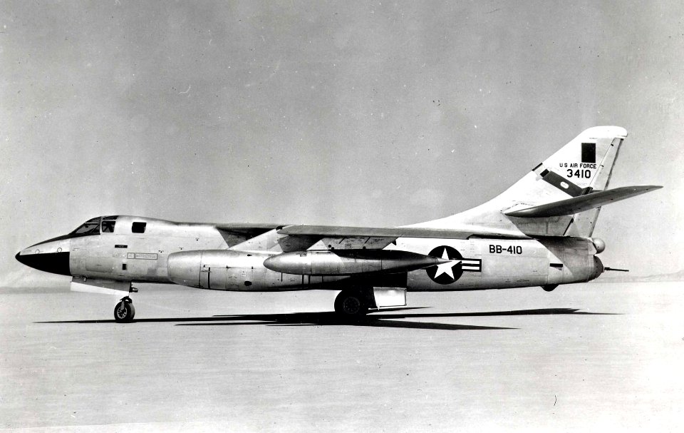 Douglas RB-66B Destroyer side view (SN 53-410) This is the second RB-66B built. Photo taken Sept. 15, 1955 061102-F-1234P-023