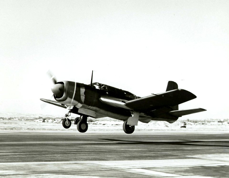 Douglas XSB2D Destroyer landing
