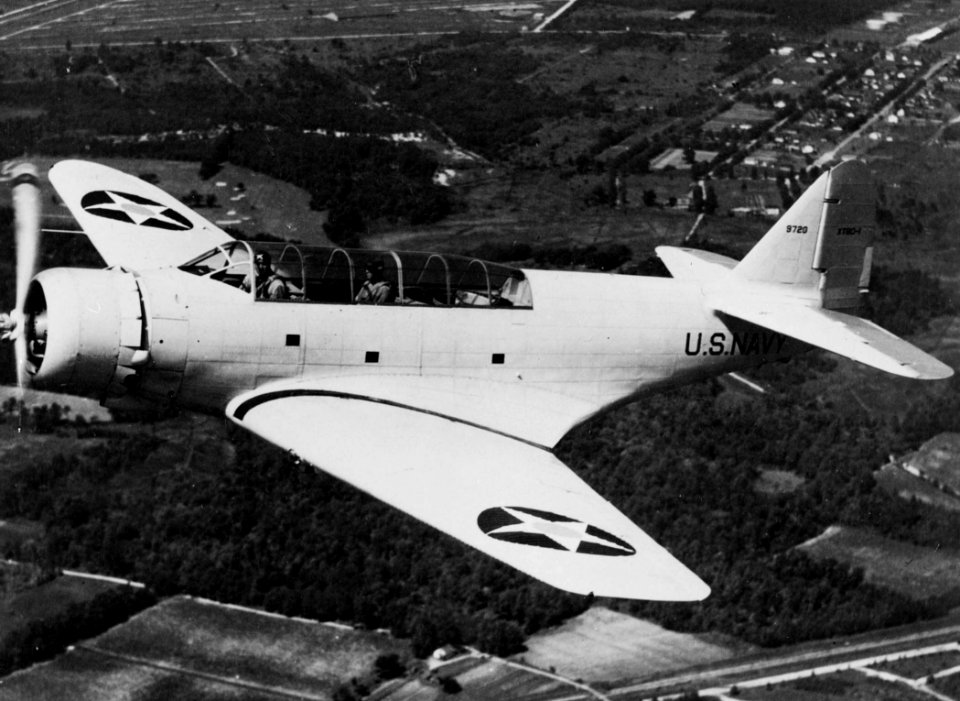 Douglas XTBD-1 in flight 1935
