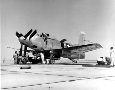 Douglas XA2D-1 at Edwards AFB c1952