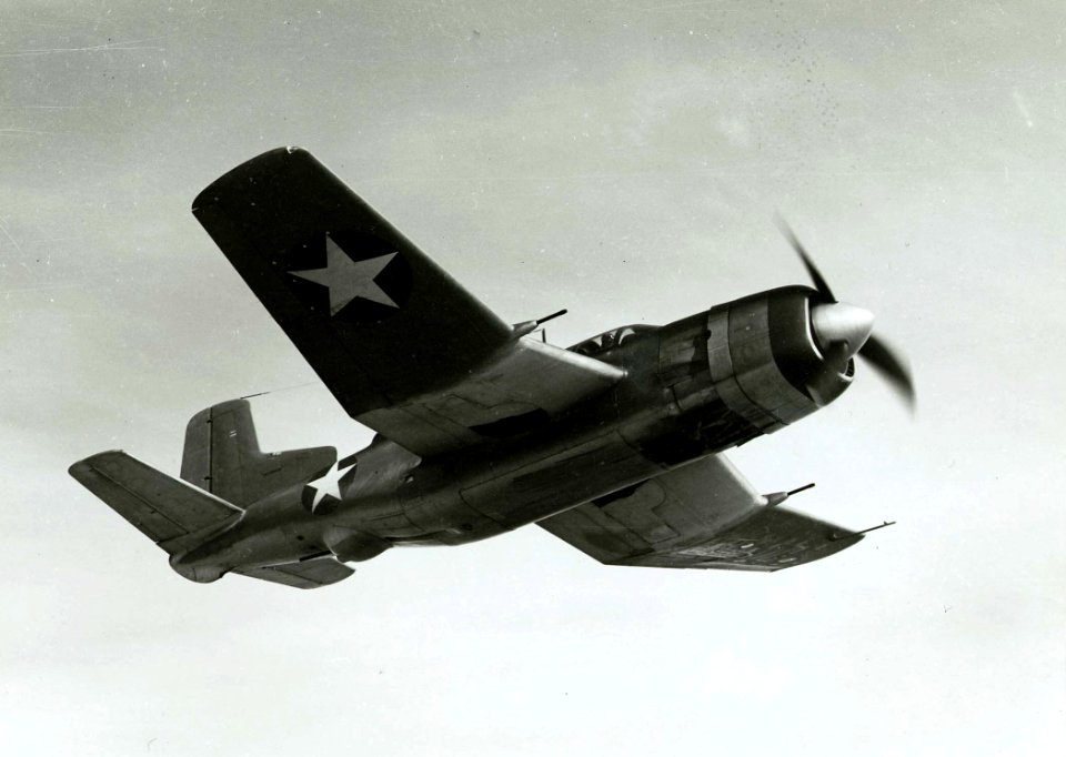 Douglas XSB2D Destroyer from below