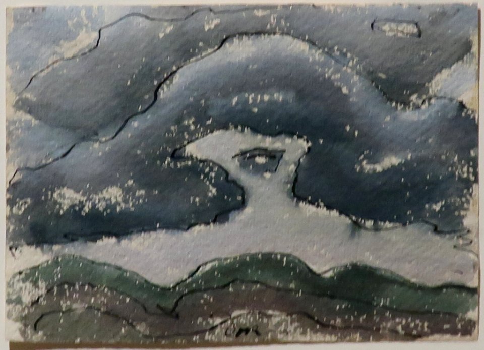 Storm Clouds by Arthur G. Dove, 1935, watercolor 