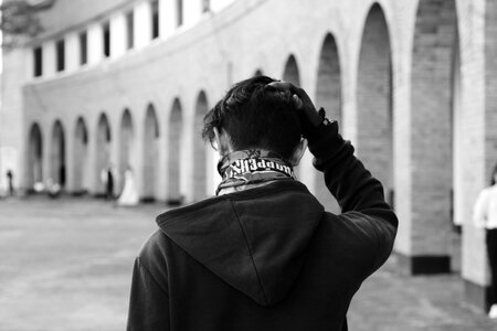 Sad boy nigga black and white