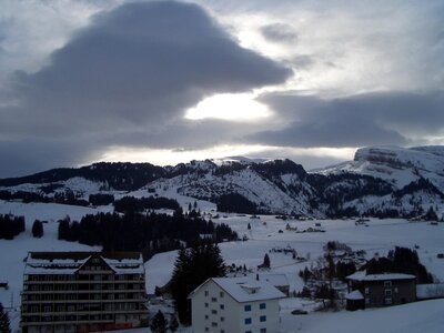 Switzerland mountains view photo