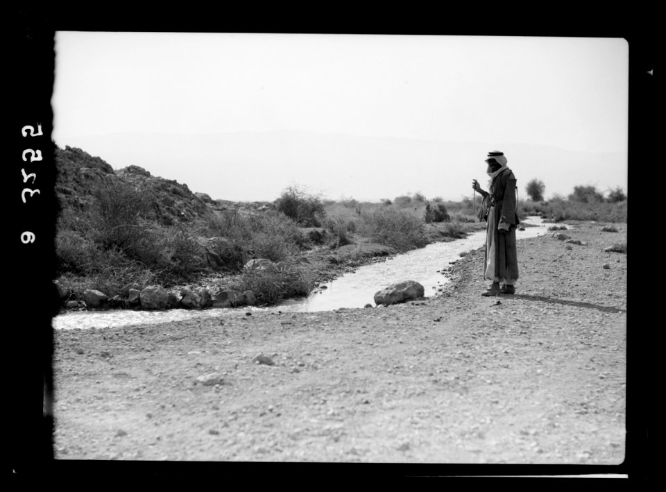 Down the Jordan Valley from the Sea of Galilee to the Dead Sea. Wady Fara'a. A tributary of the Jordan from the hills of Samaria LOC matpc.15254