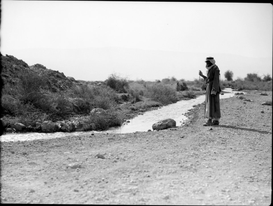 Down the Jordan Valley from the Sea of Galilee to the Dead Sea. Wady Fara'a. A tributary of the Jordan from the hills of Samaria LOC matpc.15254
