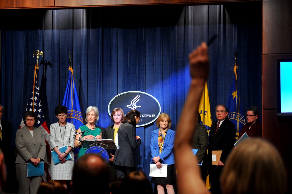 Dr, Margaret Hamburg, FDA Commissioner, delievers remarks at the HHS 2014 Budget Press Conference, April 10, 2013 (Pic 6)
