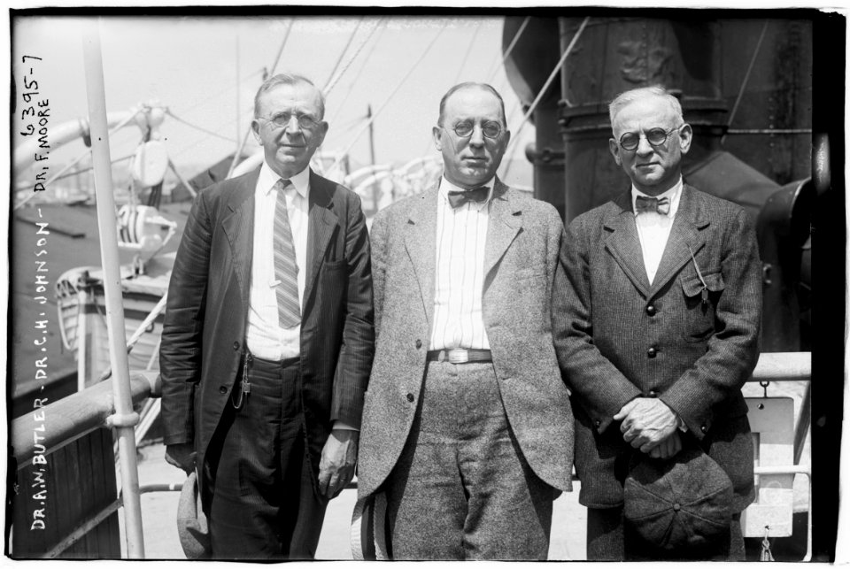 Dr. A.W. Butler, Dr. C.H. Johnson, Dr. F. Moore LCCN2014718469