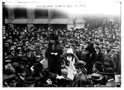 Dr. Anna Shaw in Wall Street LCCN2014686489