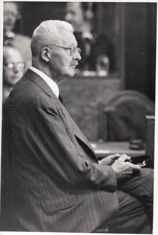 Dr. Bruno Gruenwald, witness in the Judges' Trial