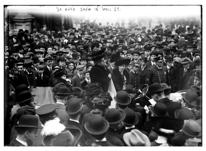 Dr. Anna Shaw in Wall Street LCCN2014686488