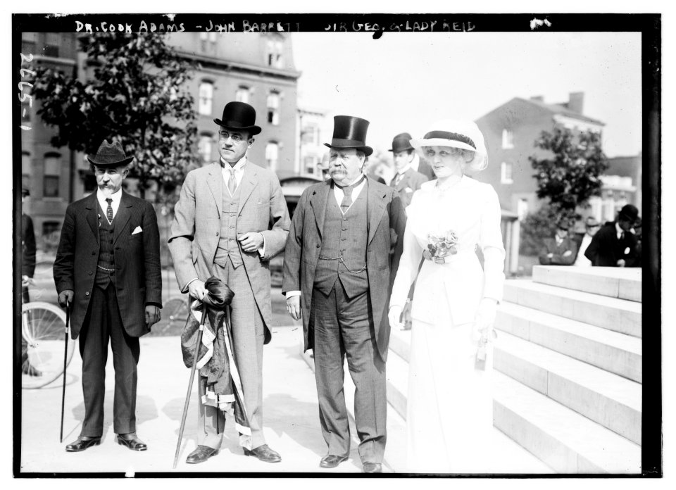 Dr. Cook Adams, John Barrett, Sir Geo. & Lady Reid LCCN2014692779