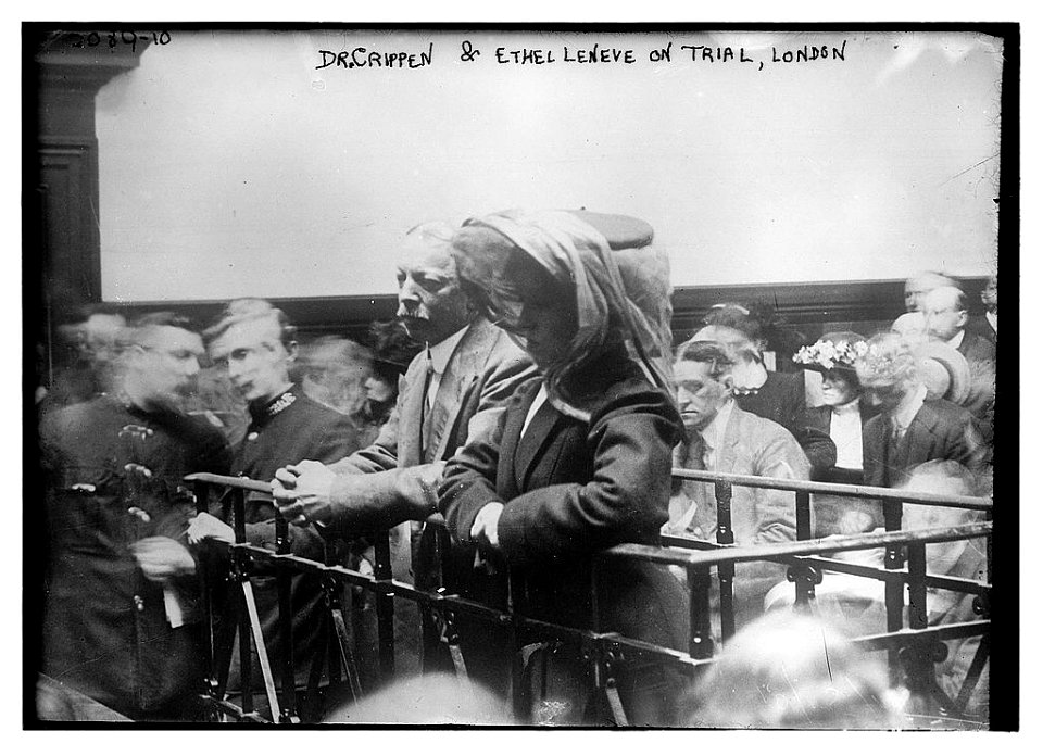 Dr. Crippen & Ethel Leneve on trial, London LCCN2014688603