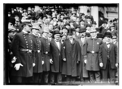 Dr. Cook, Bird S. Coler, police officers and others, New York LCCN2014684328