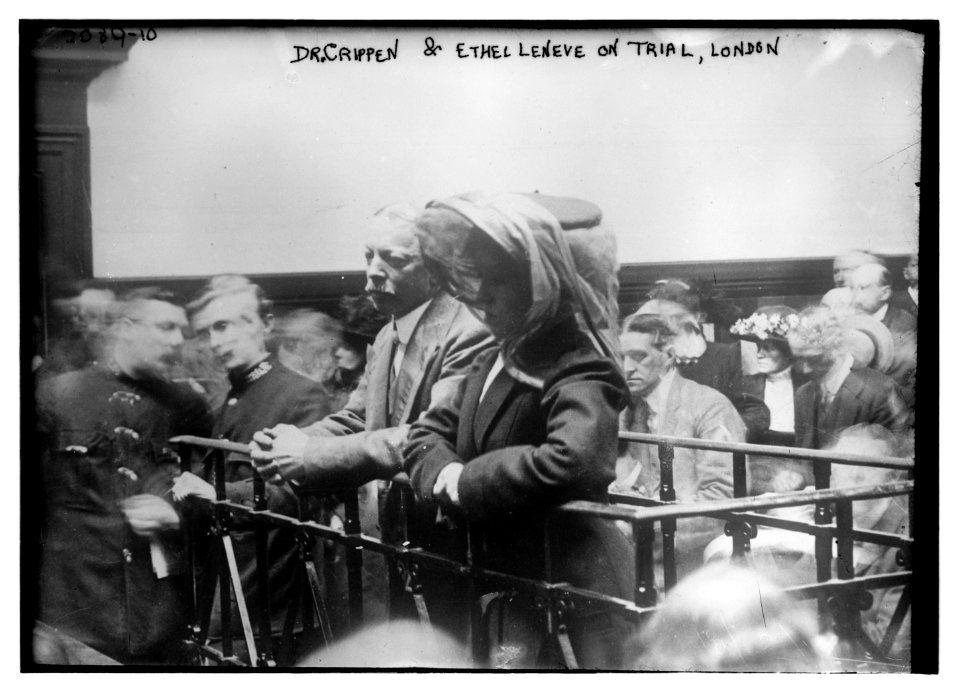 Dr. Crippen & Ethel Leneve on trial, London LCCN2014688603