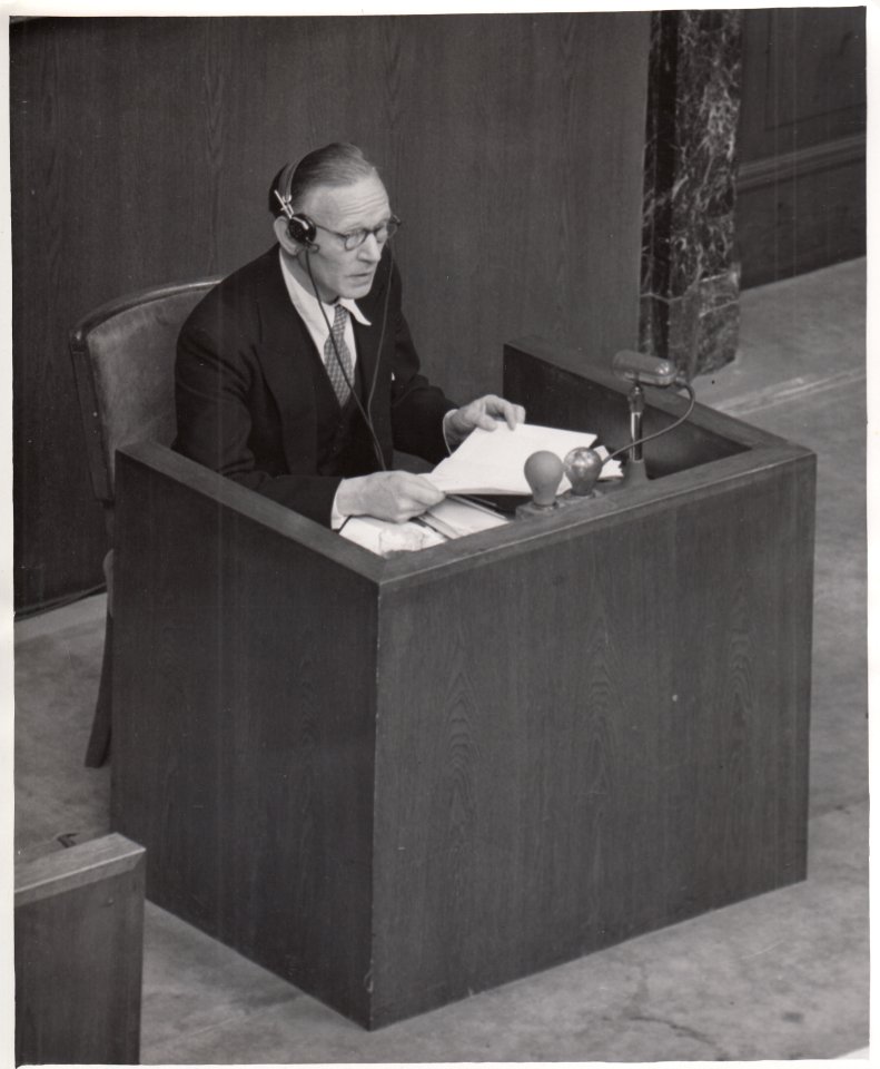 Dr. Ernst Friedrich Koch, defense witness in the Doctors' Trial