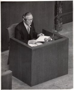 Dr. Ernst Friedrich Koch, defense witness in the Doctors' Trial