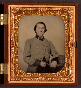 Dr. Edmund Lewis Massie of Trans-Mississippi Department, Medical Staff Confederate States Infantry Regiment, in uniform) - Rees LCCN2015645552