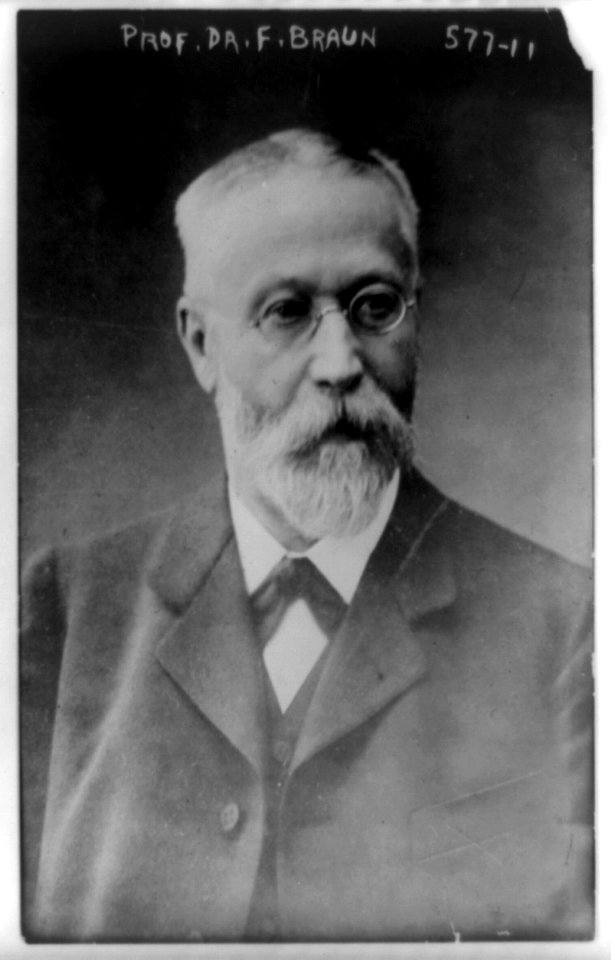 Dr. Ferdinand Braun, head-and-shoulders portrait, facing right LCCN96509048
