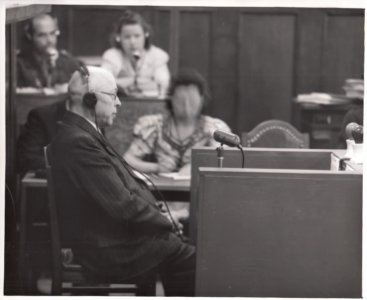 Dr. Eugen Wizigmann, witness in the Judges' Trial