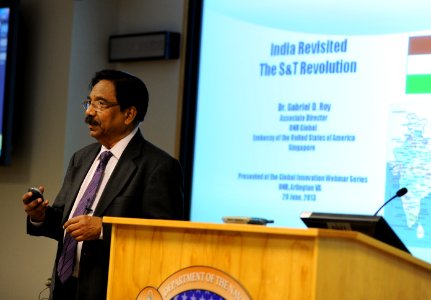 Dr. Gabriel Roy speaks about advances in India's STEM education (9095509302)