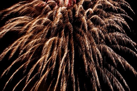 New year's day night fireworks rocket photo