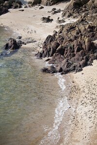Coastal korea sand beach