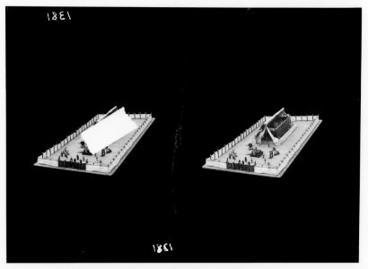 Dr. Shick's (i.e. Schick's) models. The Tabernacle LOC matpc.01880