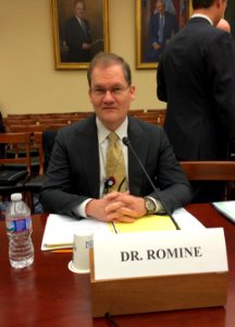 Dr. Romine Testifies Before Congress (13091442103)