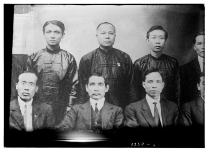 Dr. Sun Yat Sen, front center of group LCCN2014686339