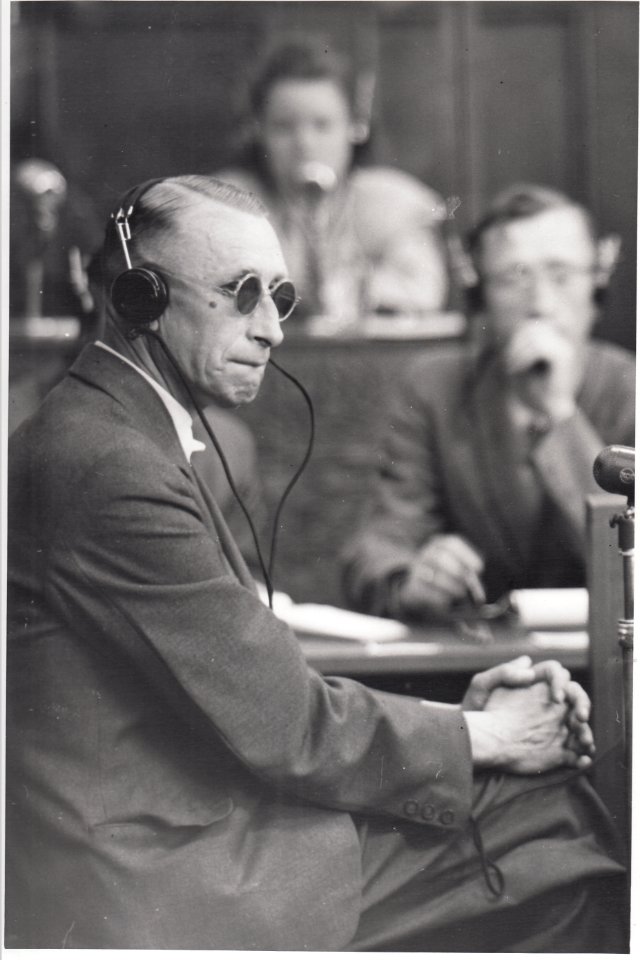 Dr. Wilhelm Mietsem, witness in the Judges' Trial